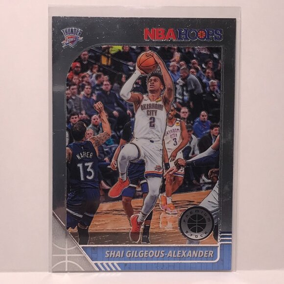 Shai Gilgeous-Alexander Thunder 2019-20 Panini NBA Hoops Premium Stock Card №80 - Picture 1 of 2